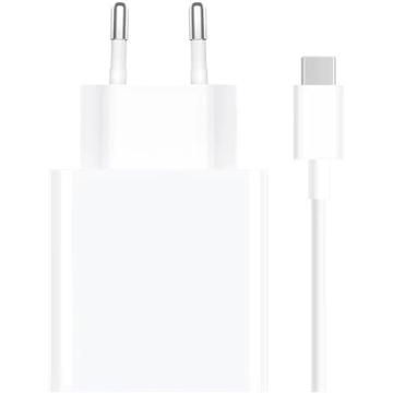 Ładowarka podróżna Xiaomi 33W USB-A z kablem USB-C MDY-16-EF - biała