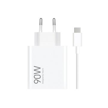 Ładowarka podróżna Xiaomi 90W z kablem USB-C - biała