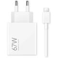 Ładowarka Xiaomi HyperCharge Combo 67W z kablem USB-C - biała