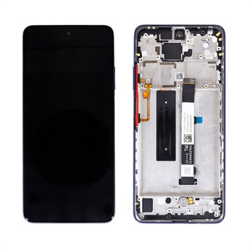 Xiaomi Mi 10T Lite 5G - Przednia Obudowa & Wyświetlacz LCD 5600030J1700 - Błękit