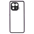 Magnetyczne Etui ze Szkłem Hartowanym do Xiaomi Mi 11 Pro - Jasny Fiolet