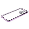 Magnetyczne Etui ze Szkłem Hartowanym do Xiaomi Mi 11 Pro - Jasny Fiolet