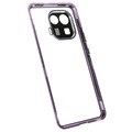 Magnetyczne Etui ze Szkłem Hartowanym do Xiaomi Mi 11 Pro - Jasny Fiolet