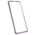 Magnetyczne Etui ze Szkłem Hartowanym do Xiaomi Mi 11 Pro - Jasny Fiolet