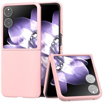 Xiaomi Mix Flip Gumowane Etui z Tworzywa - Róż
