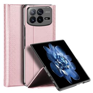 Xiaomi Mix Fold 4 Etui z Klapką Dux Ducis Bril - Róż
