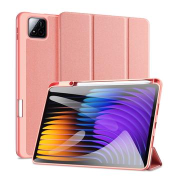 Xiaomi Pad 7/7 Pro Zamykane Etui Smart Tri-Fold Dux Ducis Domo - Róż