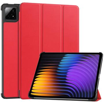 Xiaomi Pad 7, Pad 7 Pro Inteligentne Etui Folio z Serii Tri-Fold - Czerwień
