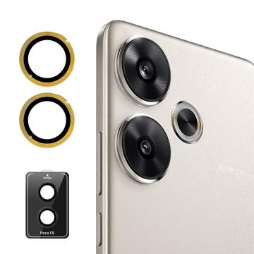 Xiaomi Redmi Turbo 3/Poco F6 Szkło Hartowane w Obiektywie Hat Prince - Złoto