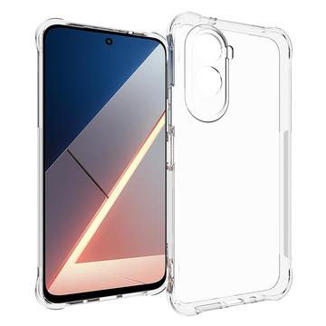 Silikonowe etui odporne na wstrząsy do Xiaomi Poco M7 Plus/M7 4G - Transparentny