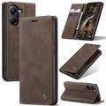 Xiaomi Poco X7 Pro Etui z Portfelem Caseme 013 - Kawa