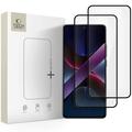 Hartowane szkło ochronne na ekran Xiaomi Poco X7 Pro Tech-Protect Glass Fit+ - 2 szt. - Czarny