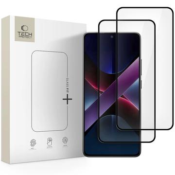 Hartowane szkło ochronne na ekran Xiaomi Poco X7 Pro Tech-Protect Glass Fit+ - 2 szt. - Czarny