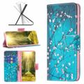 Etui z Portfelem z Serii Wonder do Samsung Galaxy A22 5G, Galaxy F42 5G - Kwiaty