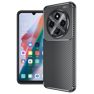 Xiaomi Redmi 14R/14C/Poco C75 Etui z TPU Beetle Włókno Węglowe - Czarne