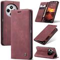 Xiaomi Redmi 14C Etui z Portfelem Caseme 013 - Czerwone Wino