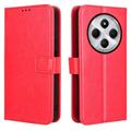 Xiaomi Redmi 14C/14R/Poco C75 Etui portfelowe z magnetycznym zamknięciem - Czerwień