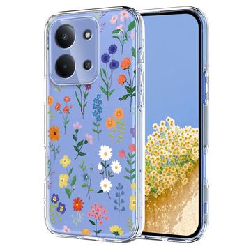 Etui TPU z kwiatowym wzorem na Xiaomi Redmi 15C