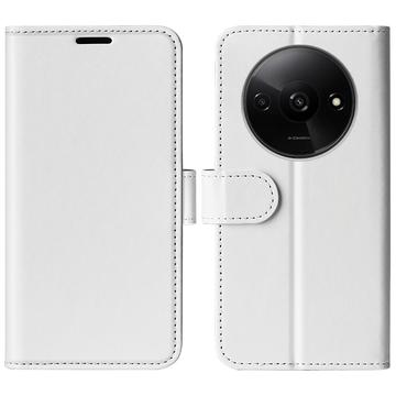 Xiaomi Redmi A3 Etui z Portfelem z Magnetycznym Zamknięciem - Biel