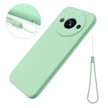 Xiaomi Redmi A3x Etui z Płynnego Silikonu - Zieleń