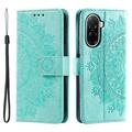 Etui z Portfelem z Serii Mandala Xiaomi Redmi A5 4G/Poco C71 - Zieleń