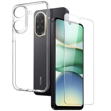 Xiaomi Redmi A5 4G/Poco C71 Northjo 2-w-1 Zestaw Ochronny - Przezroczysty
