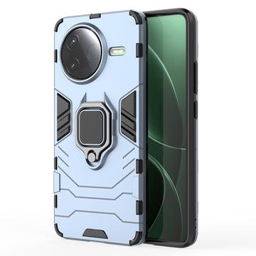 Xiaomi Redmi K80/Poco F7 Pro Hybrydowe Etui z Uchwytem Ring - Błękit