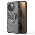 Xiaomi Redmi K80 Pro/Poco F7 Ultra Hybrydowe Etui z Uchwytem Ring - Czarne