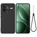 Xiaomi Redmi K80 Pro/Poco F7 Ultra Etui z płynnego silikonu z paskiem na rękę