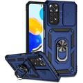 Xiaomi Redmi Note 11/11S Hybrydowe Etui z Pierścieniem Obrotowym z Osłoną Aparatu