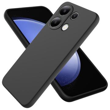 Xiaomi Redmi Note 13 Pro 4G/Poco M6 Pro Etui z Płynnego Silikonu - Czarne