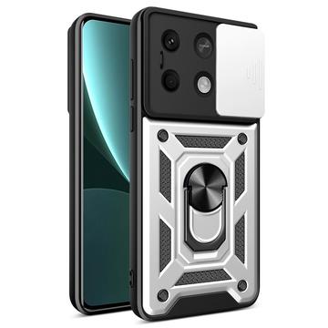 Xiaomi Redmi Note 13 Hybrydowe Etui z Pierścieniem Obrotowym z Osłoną Aparatu