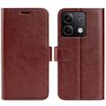 Xiaomi Redmi Note 13 Etui-Portfel Zamykane na Magnes - Brąz