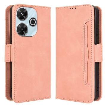 Xiaomi Redmi Note 13R/Redmi 13/Poco M6 4G Etui-Portfel Seria Cardholder - Róż