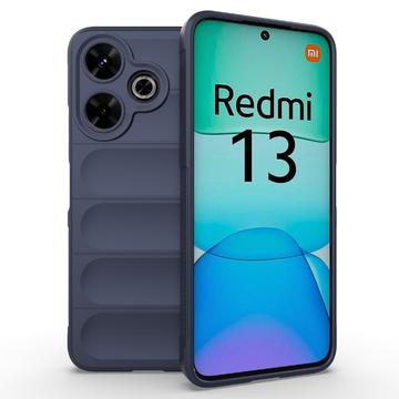 Xiaomi Redmi Note 13R/Redmi 13 5G Etui z TPU Rugged - Ciemnoniebieski