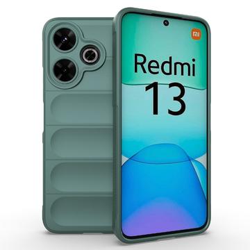 Xiaomi Redmi Note 13R/Redmi 13 5G Etui z TPU Rugged - Zieleń