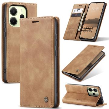 Xiaomi Redmi Note 14 4G Etui z Portfelem Caseme 013 - Brąz