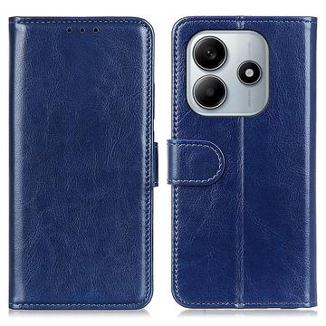 Xiaomi Redmi Note 14 4G Etui portfelowe z magnetycznym zamknięciem - Błękit