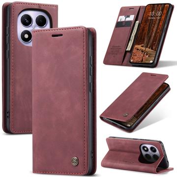 Xiaomi Redmi Note 14 Pro 4G Etui z Portfelem Caseme 013 - Czerwone Wino