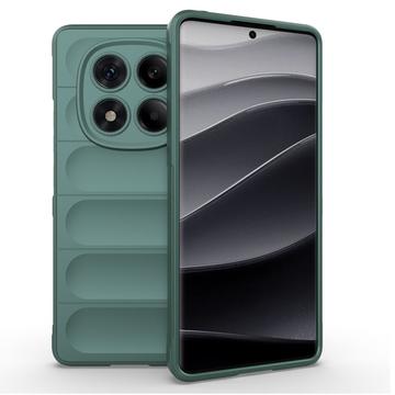 Xiaomi Redmi Note 14 Pro 4G Etui z TPU Rugged - Zieleń