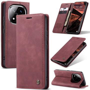 Xiaomi Redmi Note 14 Pro 5G/14 Pro+ 5G/Poco X7 Etui z Portfelem Caseme 013 - Czerwone Wino