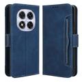 Xiaomi Redmi Note 14 Pro 5G/14 Pro+ 5G/Poco X7 Etui z portfelem na karty - niebieskie