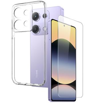 Xiaomi Redmi Note 14S Northjo 2-w-1 Zestaw Ochronny - Przezroczysty