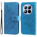 Etui z Portfelem z Serii Mandala Xiaomi Redmi Note 15 Pro 5G - Błękit
