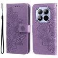Etui z Portfelem z Serii Mandala Xiaomi Redmi Note 15 Pro 5G - Fiolet