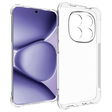 Silikonowe etui odporne na wstrząsy do Xiaomi Redmi Note 15 Pro 5G - Transparentny