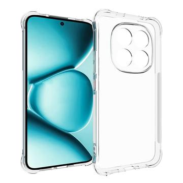 Silikonowe etui odporne na wstrząsy do Xiaomi Redmi Note 15 Pro+ 5G - Transparentny