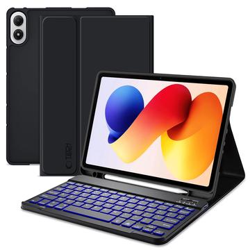 Etui z klawiaturą Bluetooth Xiaomi Redmi Pad 2 Pro/Poco Pad M1 Tech-Protect SmartCase Pen - czarne