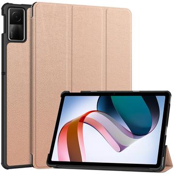 Xiaomi Redmi Pad SE Inteligentne Etui Folio z Serii Tri-Fold - Różowe Złoto