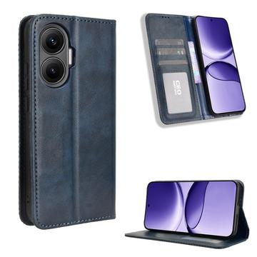 Xiaomi Redmi Turbo 4 Pro Etui z Portfelem Retro z Magnetycznym Zamknięciem - Błękit